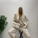 completo giacca slim e pantalone palazzo slim